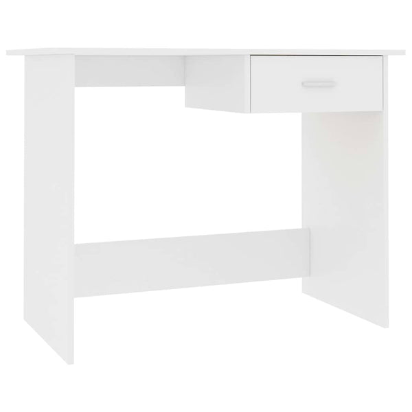 Vidaxl Desk White 100X50x76 Cm Engineered Wood Home Office Desks