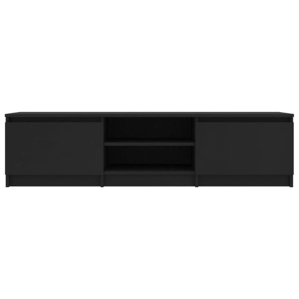 TV Stands & Entertainment Units Tv Cabinet Black 140X40x35.5 Cm Engineered Wood