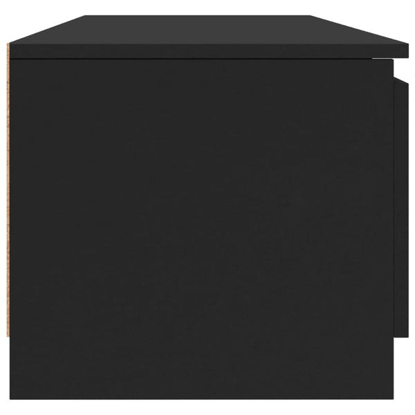 TV Stands & Entertainment Units Tv Cabinet Black 140X40x35.5 Cm Engineered Wood
