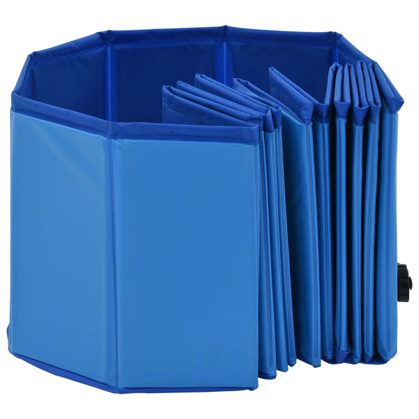 Foldable Dog Swimming Pool Blue 120X30 Cm Pvc
