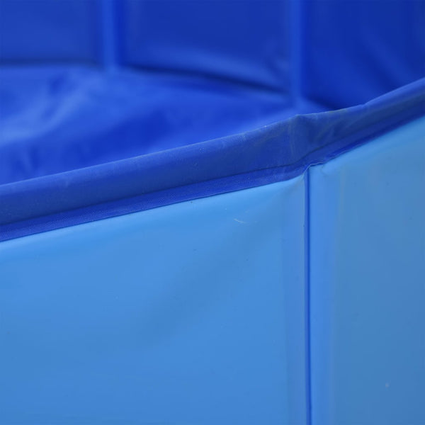 Foldable Dog Swimming Pool Blue 160X30 Cm Pvc