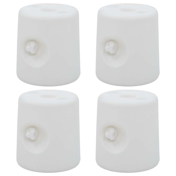 Vidaxl Gazebo Weights 4 Pcs Pe White 24 X 23.5 25 Cm Gazebos & Pergolas