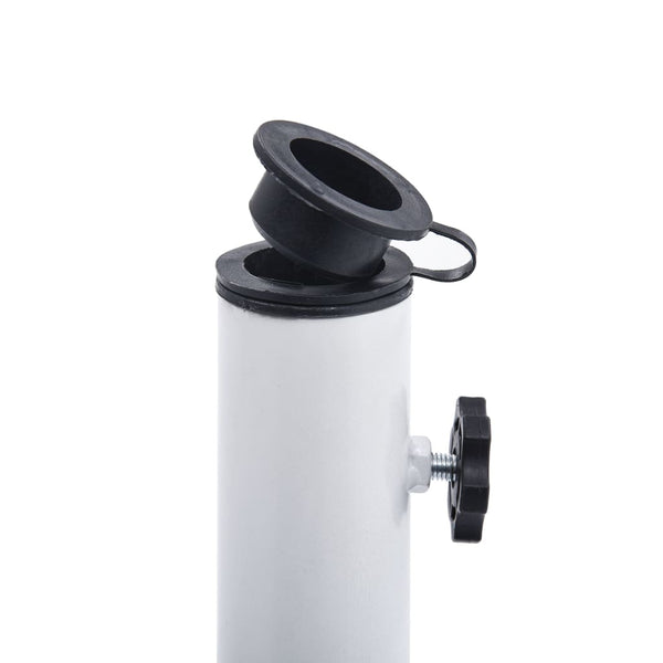 Vidaxl Umbrella Base White 9 Kg 40 Cm Cast Iron Umbrella Accessories