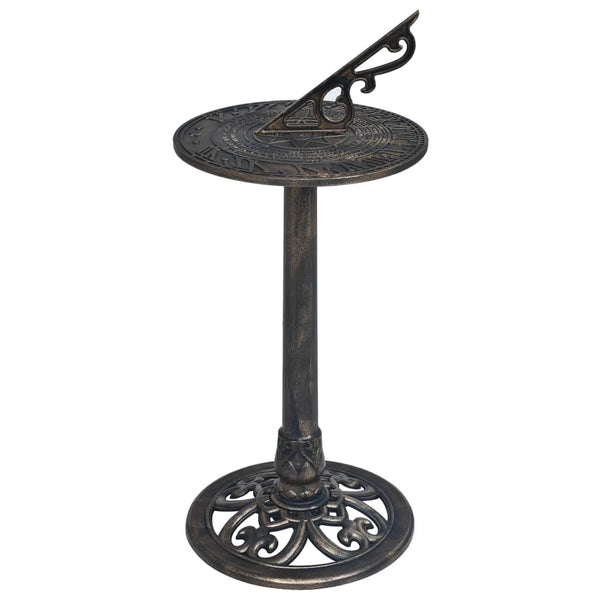 Sundial Bronze 35.5X82 Cm Plastic Ornaments & Statues