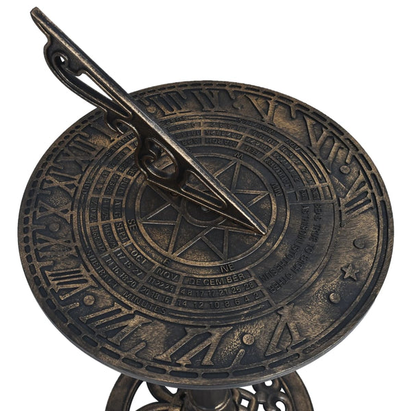 Sundial Bronze 35.5X82 Cm Plastic Ornaments & Statues