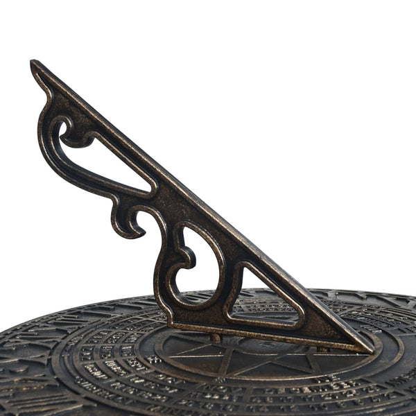 Sundial Bronze 35.5X82 Cm Plastic Ornaments & Statues