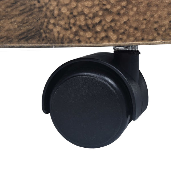 Plant Stands Plant Trolleys 6 Pcs Bronze Plastic