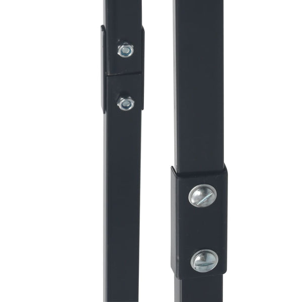 Vidaxl Firewood Rack Black 100X25x100 Cm Steel Firewood Racks