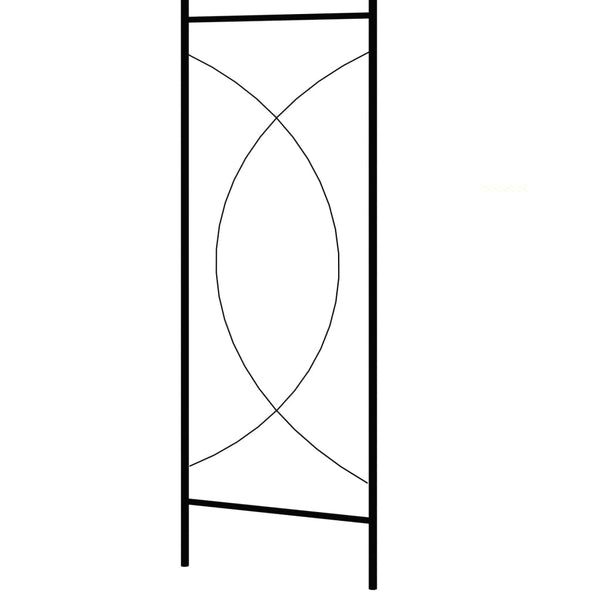 Vidaxl Garden Arch Black 150X34x240 Cm Iron Garden Arches
