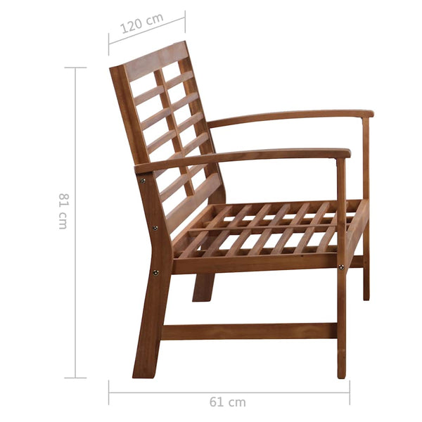 Vidaxl 4 Piece Garden Lounge Set Solid Acacia Wood Other Patio & Garden Furniture