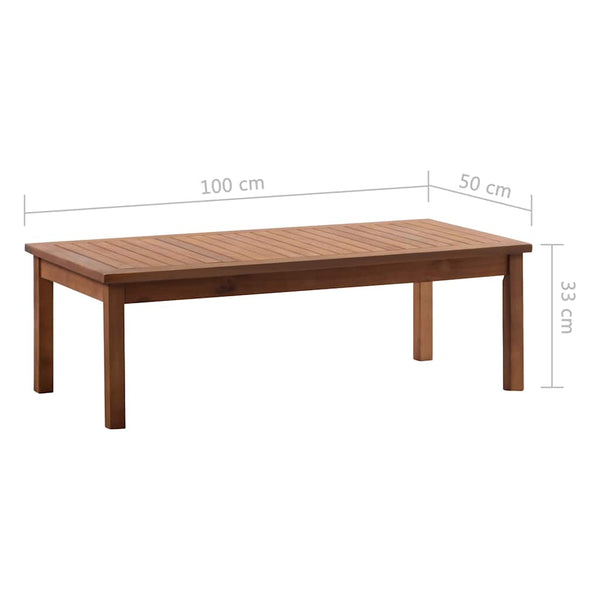 Vidaxl 4 Piece Garden Lounge Set Solid Acacia Wood Other Patio & Garden Furniture