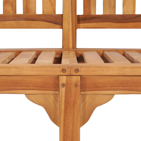 Banana Bench 151 Cm Solid Teak Wood Patio Chairs