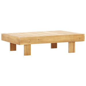 Coffee Table 100X60x25 Cm Solid Acacia Wood