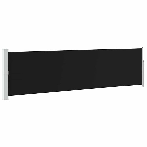 Vidaxl Patio Retractable Side Awning 140X514 Cm Black Awning & Canopy Parts