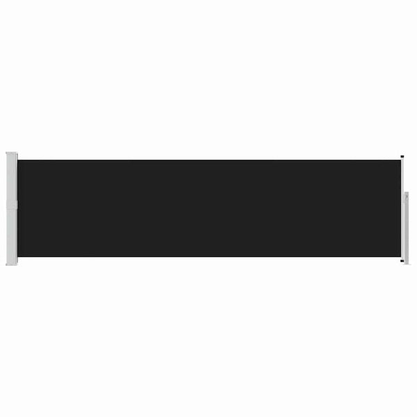 Vidaxl Patio Retractable Side Awning 140X514 Cm Black Awning & Canopy Parts