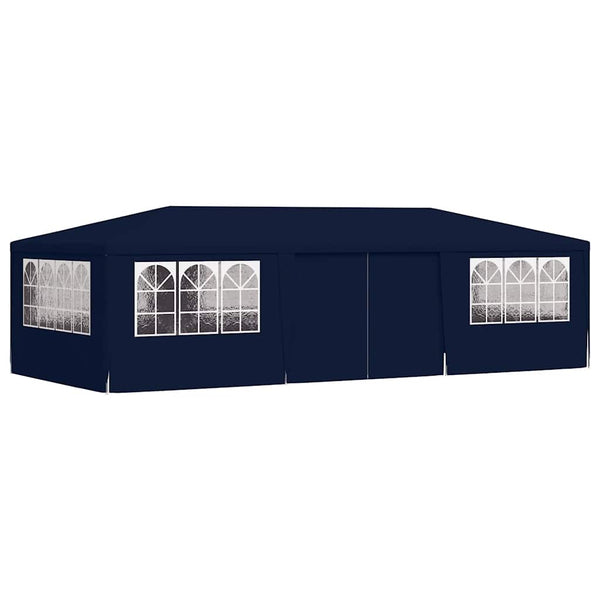 Vidaxl Professional Party Tent With Side Walls 4X9 M Blue 90 G/Ma Play Tents
