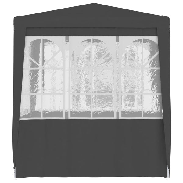 Vidaxl Professional Party Tent With Side Walls 2X2m Anthracite 90 Grams Per Square Meter Marquees