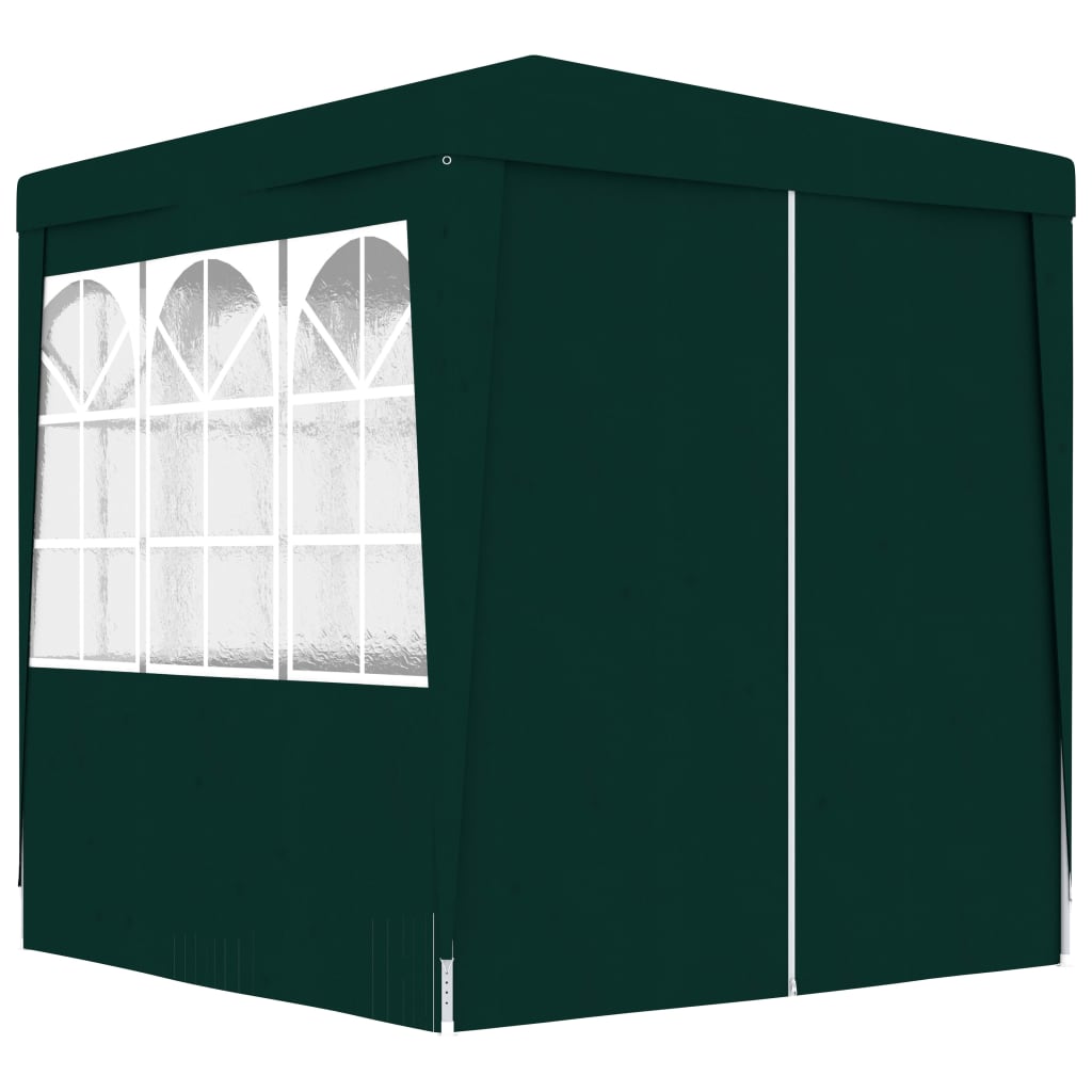 Vidaxl Professional Party Tent With Side Walls 2X2m Green 90 Grams Per Square Metre Marquees