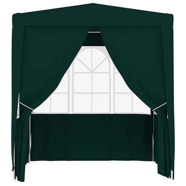 Vidaxl Professional Party Tent With Side Walls 2X2m Green 90 Grams Per Square Metre Marquees