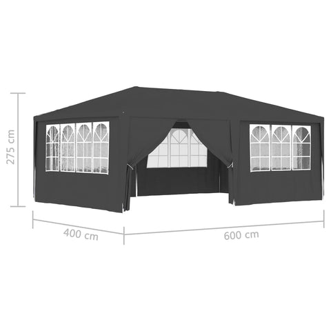 Professional Party Tent With Side Walls 4X6 M 90 G/M