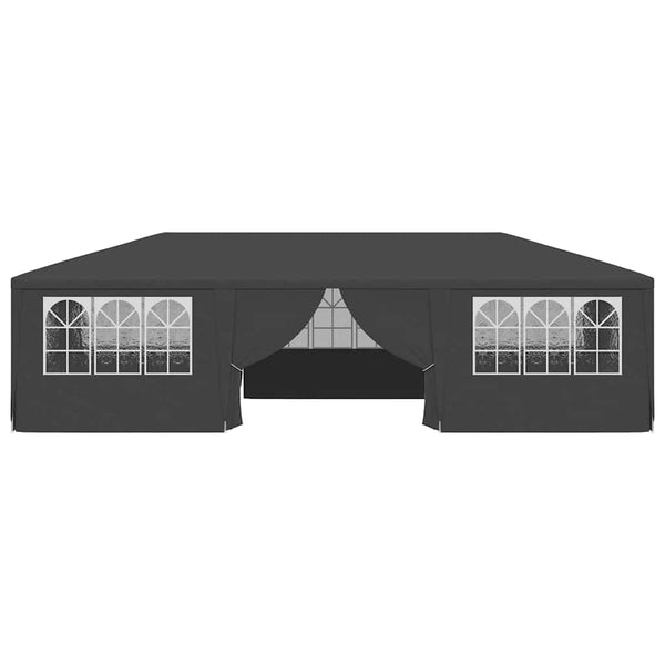 Vidaxl Professional Party Tent With Side Walls 4X9 M Anthracite 90 G/M Marquees