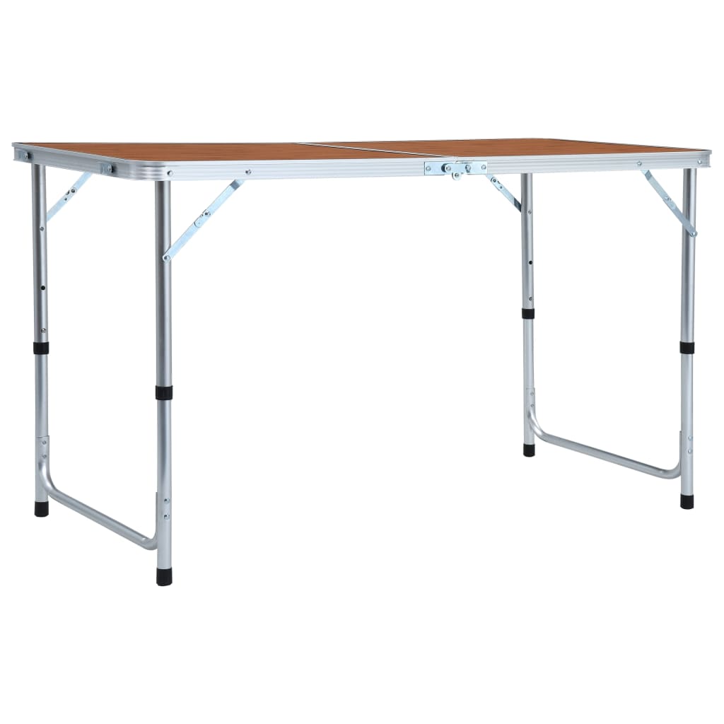 Foldable Camping Table Aluminium 120X60 Cm