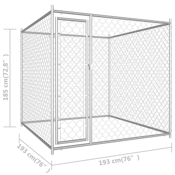 Dog Kennels Outdoor Dog Kennel 193X193x185 Cm