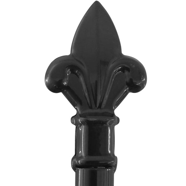 Double Door Fence Gate With Spear Top 400X248 Cm Fence Panels