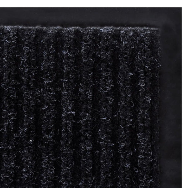 Vidaxl Door Mat Black 117X220 Cm Pvc Door Mats & Floor Mats