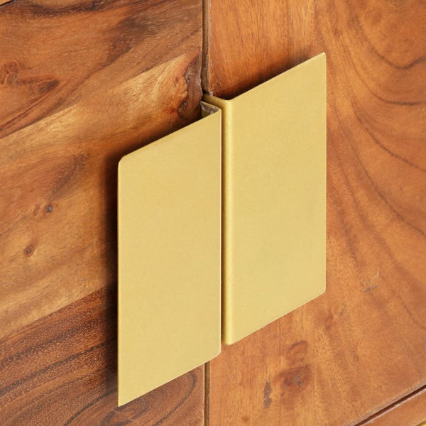 Tv Cabinet 140X30x50 Cm Solid Acacia Wood Tv Stands & Entertainment Units