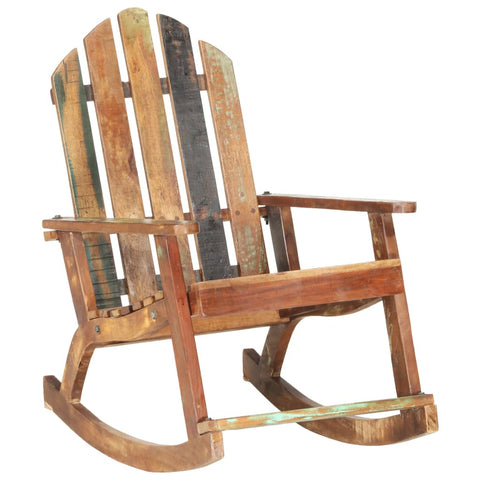 Vidaxl Garden Rocking Chair Solid Reclaimed Wood Chairs