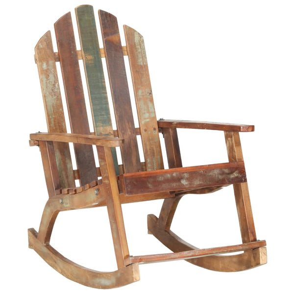 Vidaxl Garden Rocking Chair Solid Reclaimed Wood Chairs