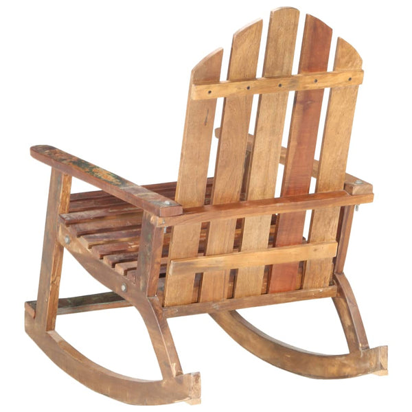 Vidaxl Garden Rocking Chair Solid Reclaimed Wood Chairs