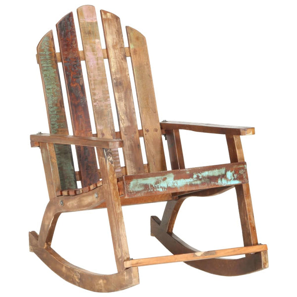 Vidaxl Garden Rocking Chair Solid Reclaimed Wood Chairs
