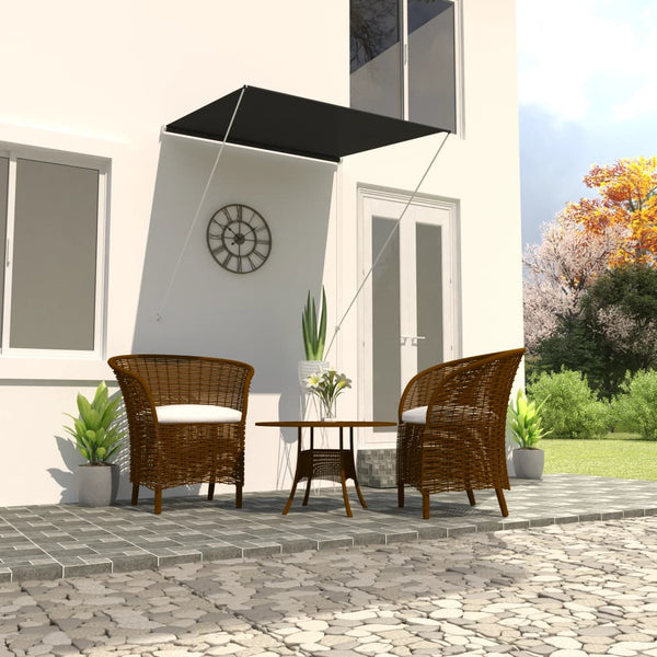 Retractable Awning 100X150 Cm Anthracite Awning & Canopy Parts