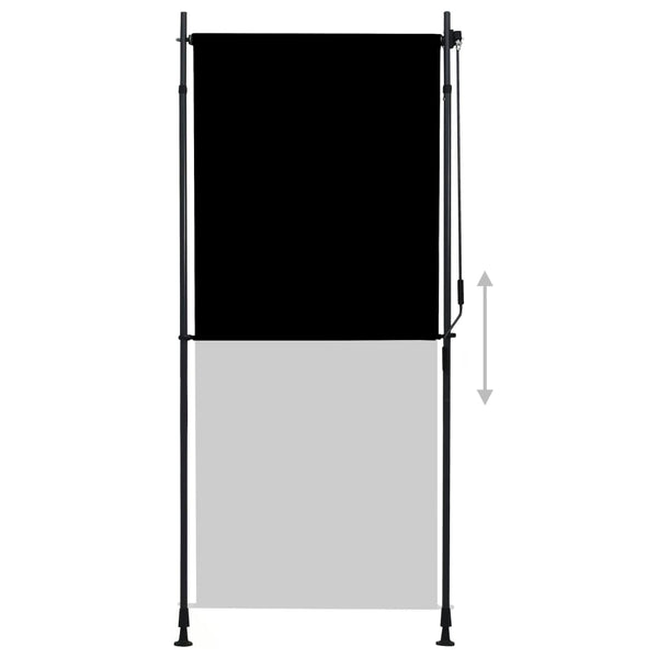 Outdoor Roller Blind 100X270 Cm Anthracite Blinds & Shades
