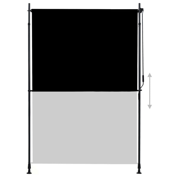 Outdoor Roller Blind 150X270 Cm Anthracite Blinds & Shades