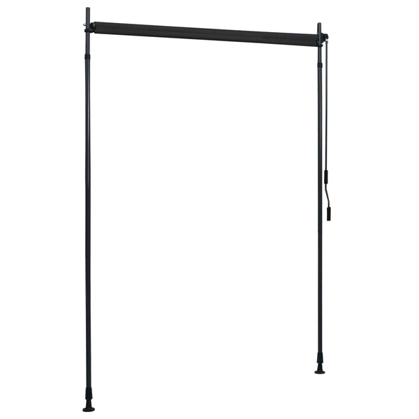 Outdoor Roller Blind 150X270 Cm Anthracite Blinds & Shades