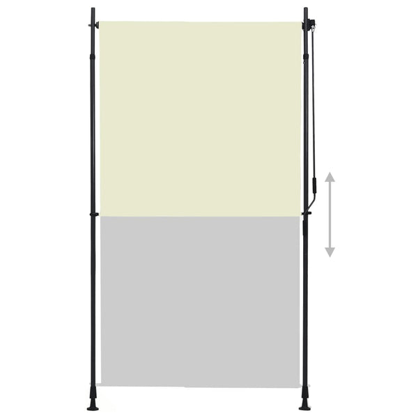 Outdoor Roller Blind 120X270 Cm Cream Blinds & Shades