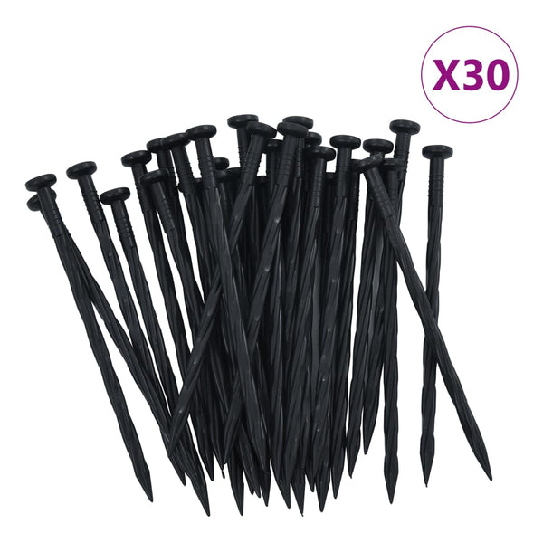 Flexible Lawn Edging With 30 Pegs 10 M 5 Cm