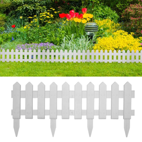 Vidaxl Lawn Edgings 25 Pcs White 10 M Pp Garden Edging & Borders