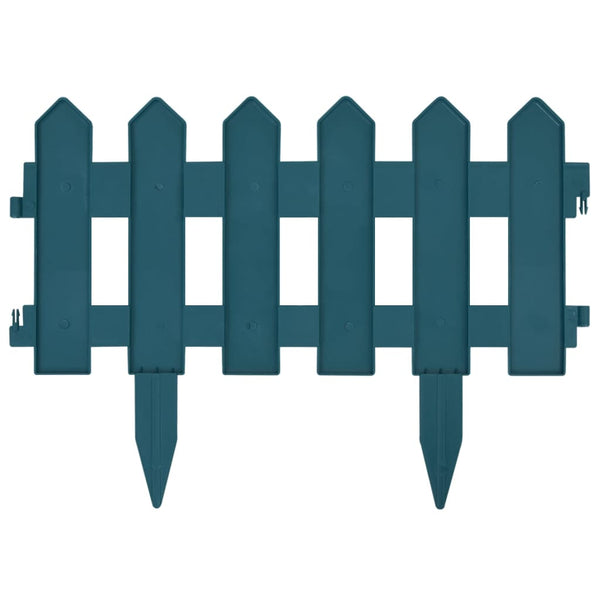 Vidaxl Lawn Edgings 25 Pcs Green 10 M Pp Garden Edging & Borders