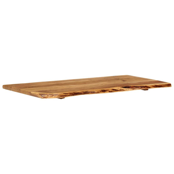 Vidaxl Bathroom Vanity Top Solid Acacia Wood 100X52x2.5 Cm Bathroom Sinks