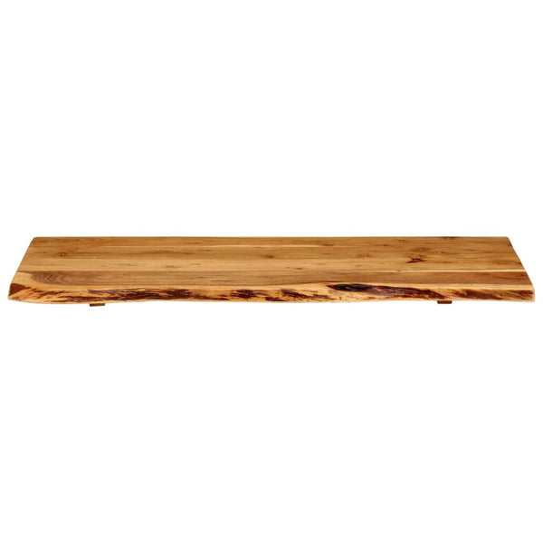 Vidaxl Bathroom Vanity Top Solid Acacia Wood 100X52x2.5 Cm Bathroom Sinks