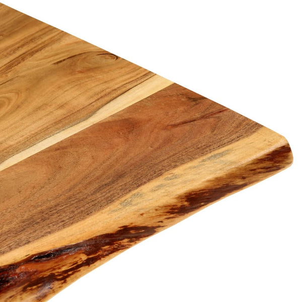Vidaxl Bathroom Vanity Top Solid Acacia Wood 100X52x2.5 Cm Bathroom Sinks