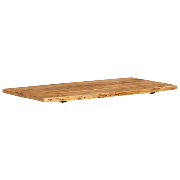 Vidaxl Bathroom Vanity Top Solid Acacia Wood 100X52x2.5 Cm Bathroom Sinks