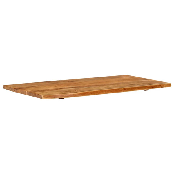 Vidaxl Bathroom Vanity Top Solid Acacia Wood 100X52x2.5 Cm Bathroom Sinks