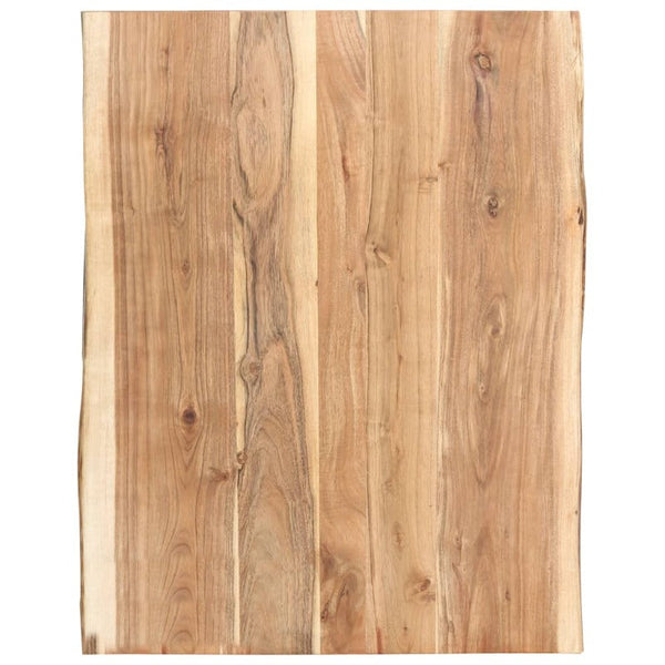 Table Top Solid Acacia Wood 80X(50 60)X3.8 Cm Tables