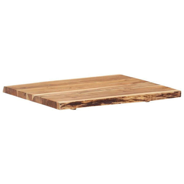 Table Top Solid Acacia Wood 80X(50 60)X3.8 Cm Tables