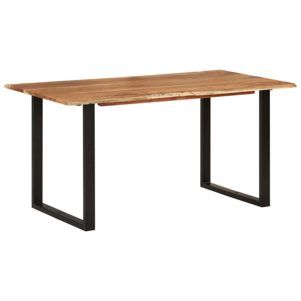 Dining Table 154X80x76 Cm Solid Acacia Wood Dining Tables